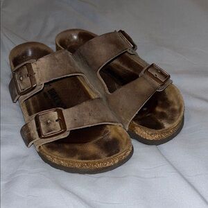 Birkenstock Oiled Leather Sandals